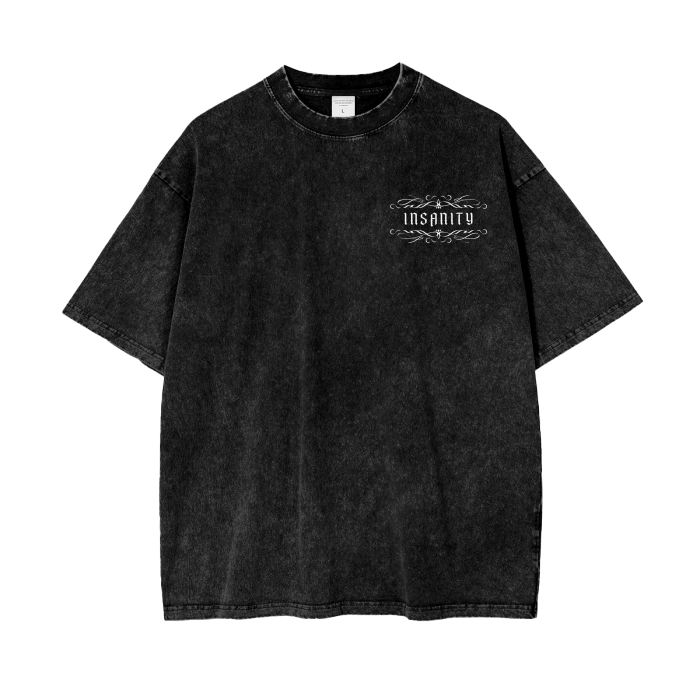 Snow Washed INSANITY logo (T-Shirt)